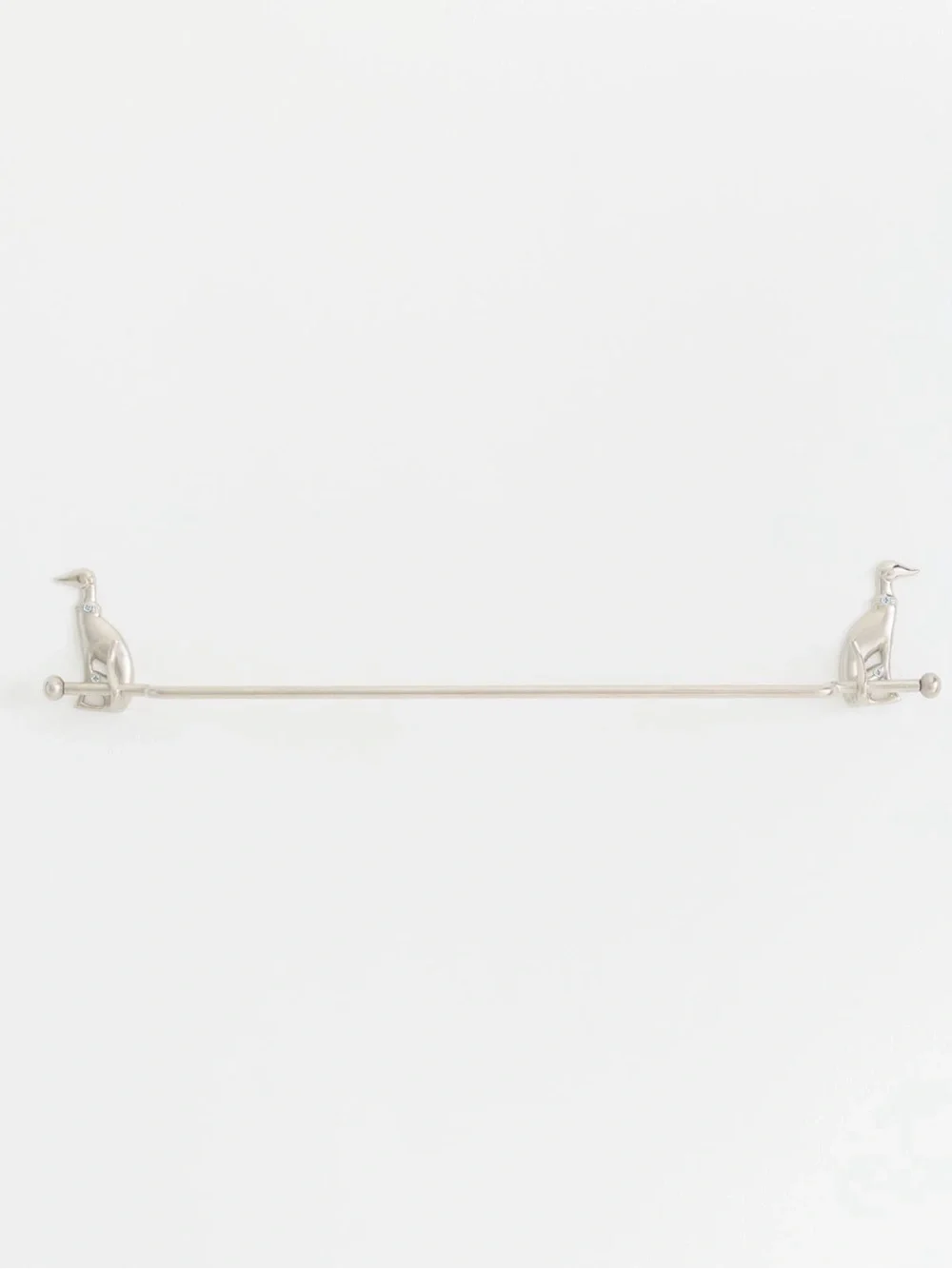 Anthropologie Caine Dog Towel Bar, Brushed Nickel